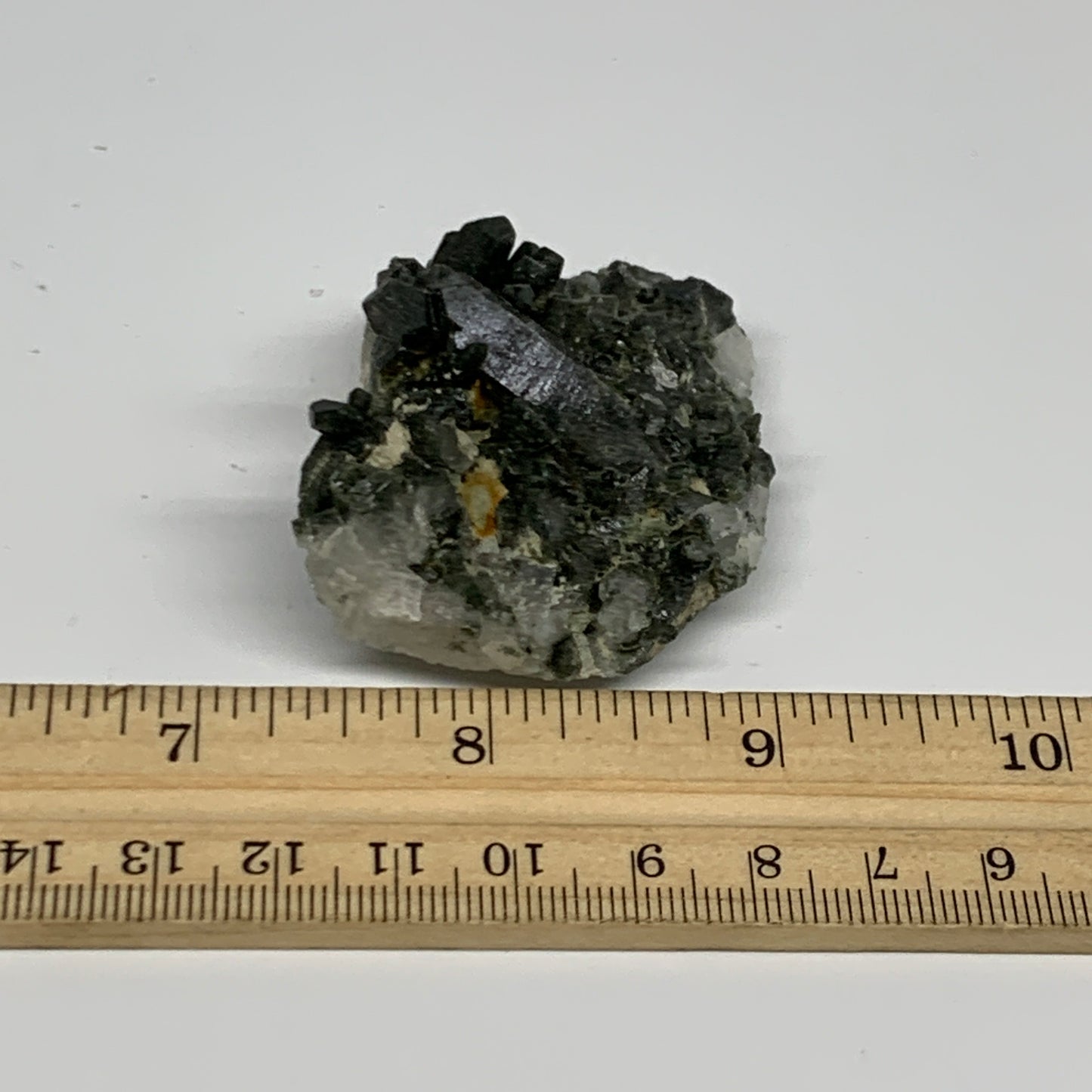 52.8g, 2.4"x1.5"x0.9", Chlorine Quartz Crystal Mineral,Specimen Terminated,B2766