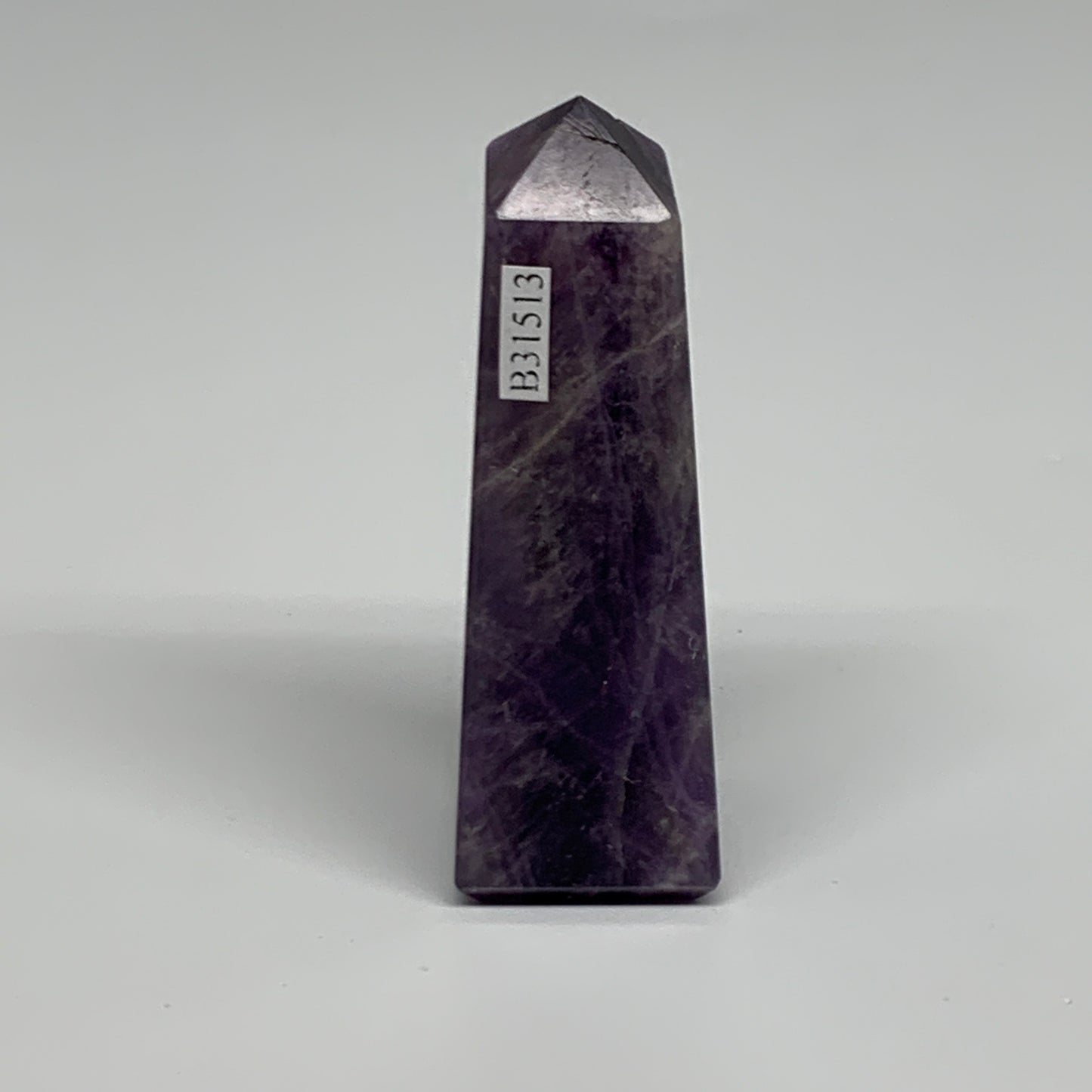 101g, 3.2"x1", Natural Amethyst Tower Point Obelisk @Brazil, B31513