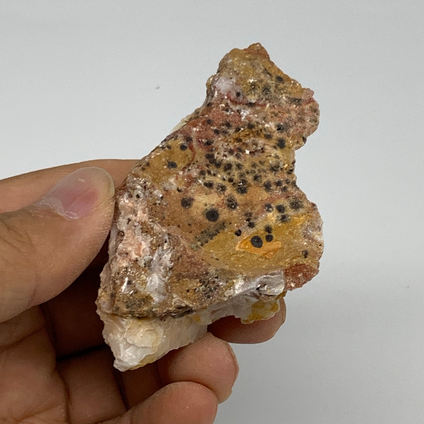 85g, 2.9"x1.7x1", Natural Golden Barite Mineral Specimen @Morocco, B33493