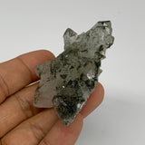 50g, 2.5"x2.3"x0.9", Chlorine Quartz Crystal Mineral,Specimen Terminated,B27667