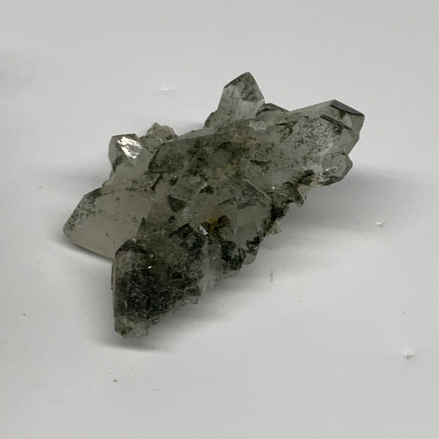 50g, 2.5"x2.3"x0.9", Chlorine Quartz Crystal Mineral,Specimen Terminated,B27667