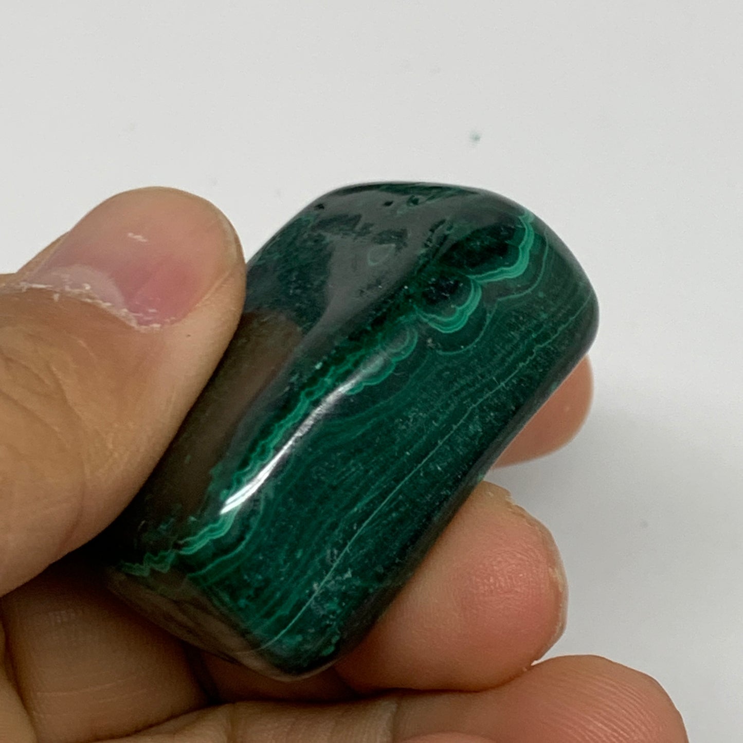 184.2g, 1.5"-1.8", 3pcs, Natural Small Malachite Tumbled Polished, B32826