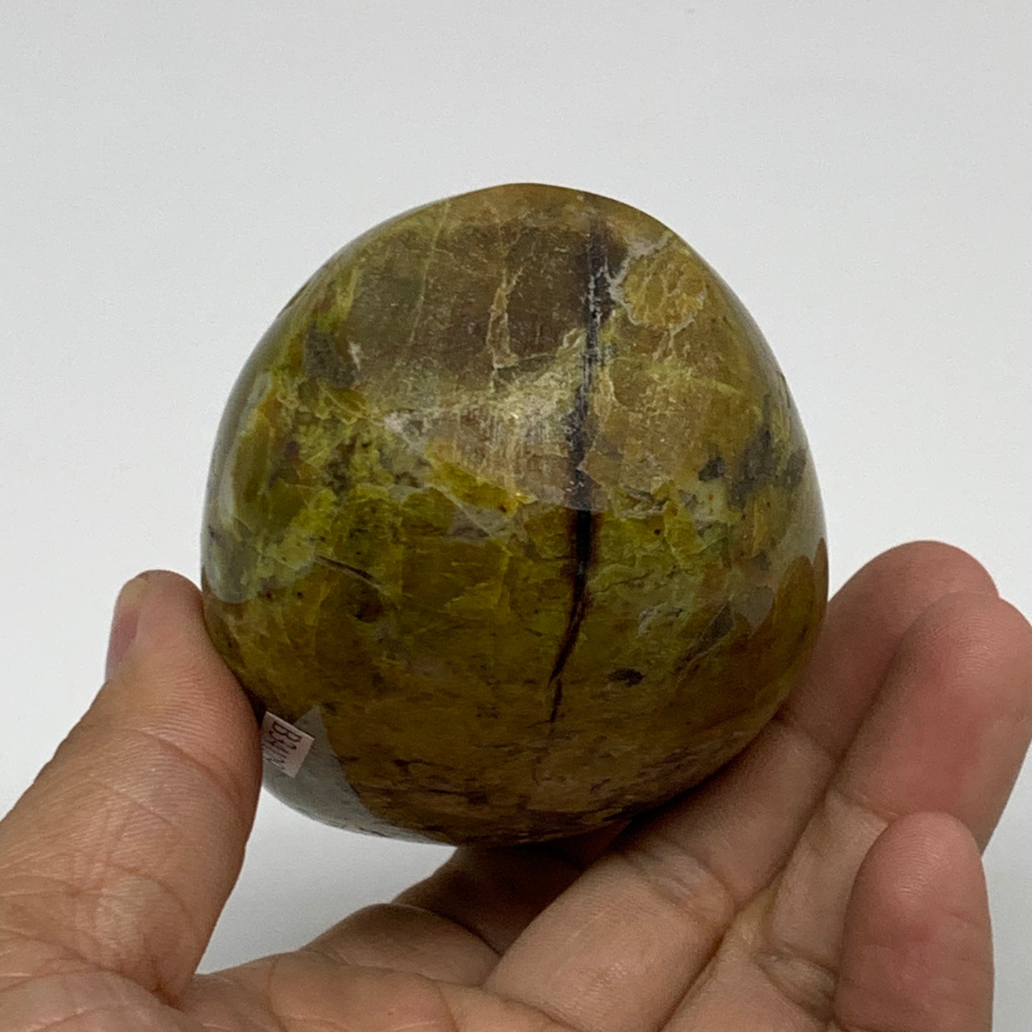 272.1g, 3.4"x2.3"x1.7", Green Opal Crystal Freeform Polished Gemstone, B34129