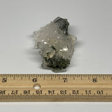 39.6g, 2.2"x1.5"x0.9", Chlorine Quartz Crystal Mineral,Specimen Terminated,B2766