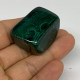145.9g, 1.3"-1.6", 3pcs, Natural Small Malachite Tumbled Polished, B32827