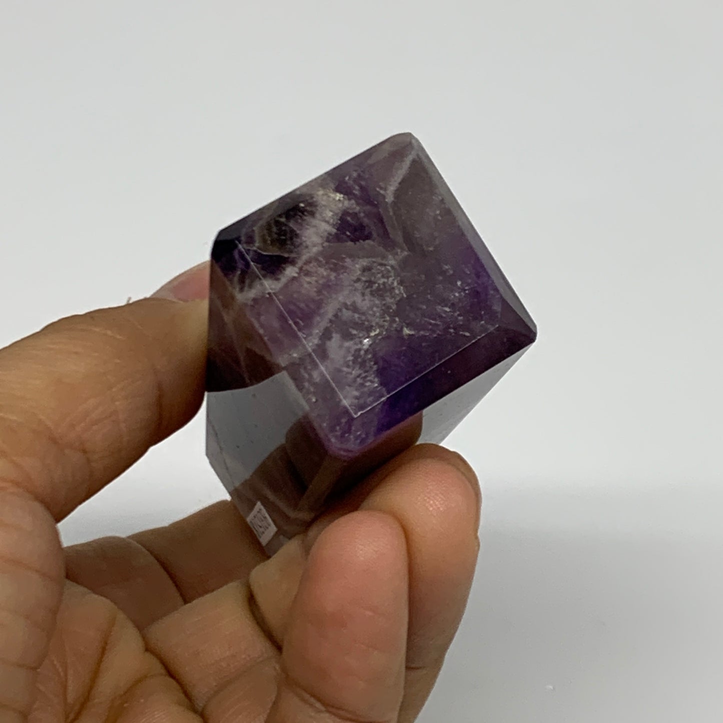 116.2g, 3.1"x1.1", Natural Amethyst Tower Point Obelisk @Brazil, B31518
