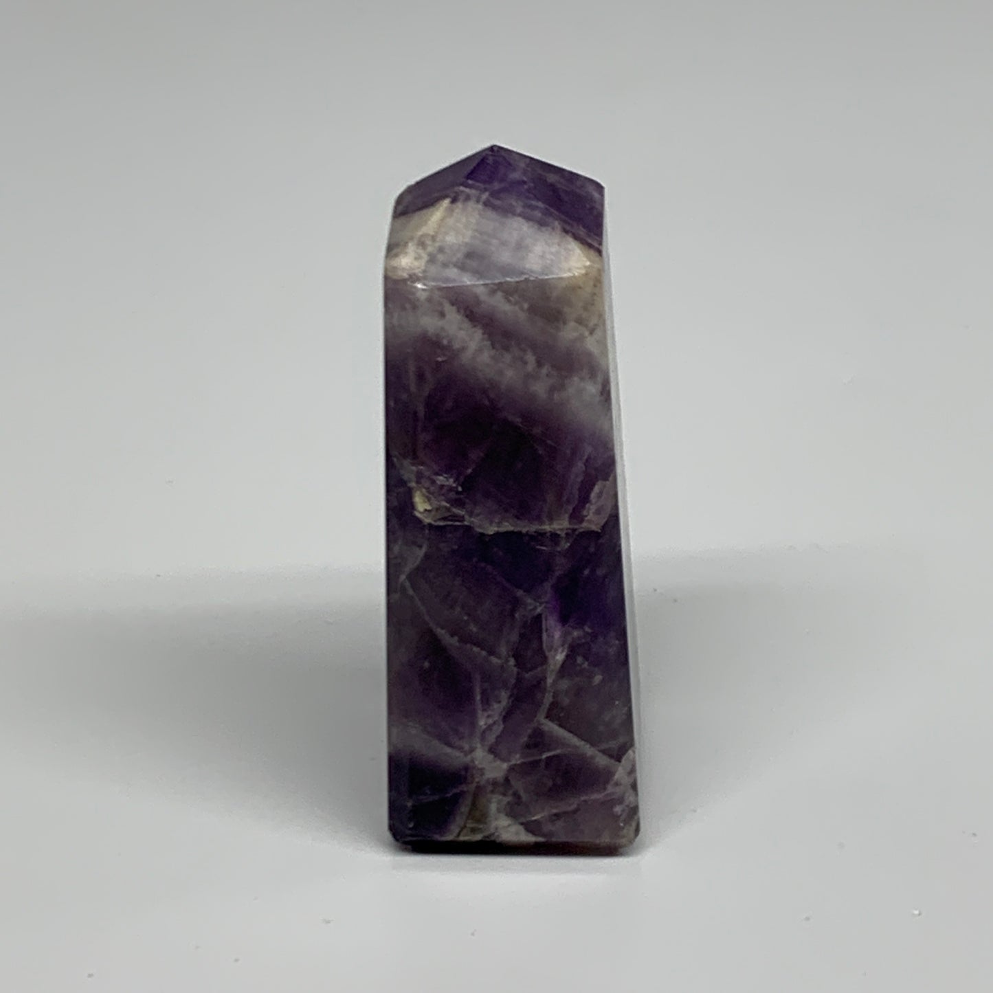 116.2g, 3.1"x1.1", Natural Amethyst Tower Point Obelisk @Brazil, B31518