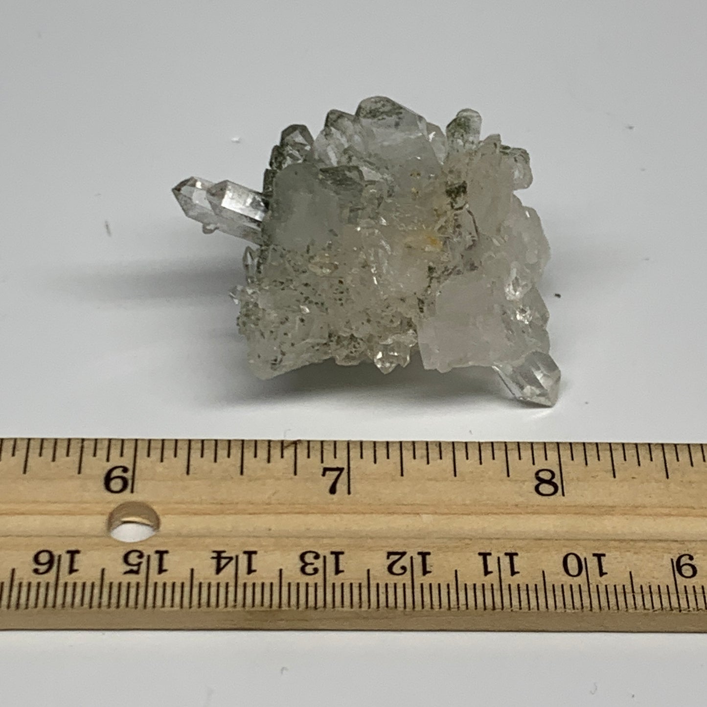 41g, 2.1"x1.4"x1.1", Chlorine Quartz Crystal Mineral,Specimen Terminated,B27672