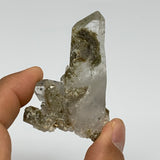 39.2g, 2.2"x1.5"x1", Chlorine Quartz Crystal Mineral,Specimen Terminated,B27673