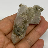 39.2g, 2.2"x1.5"x1", Chlorine Quartz Crystal Mineral,Specimen Terminated,B27673