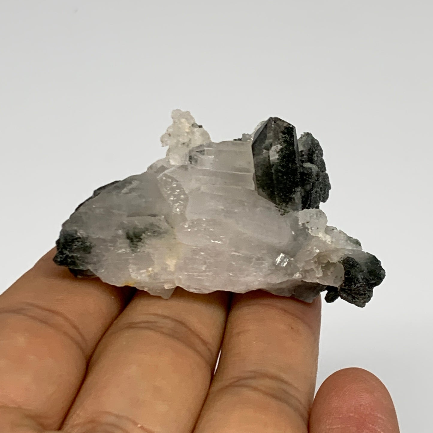 31.1g, 2"x1.3"x1.2", Chlorine Quartz Crystal Mineral,Specimen Terminated,B27674