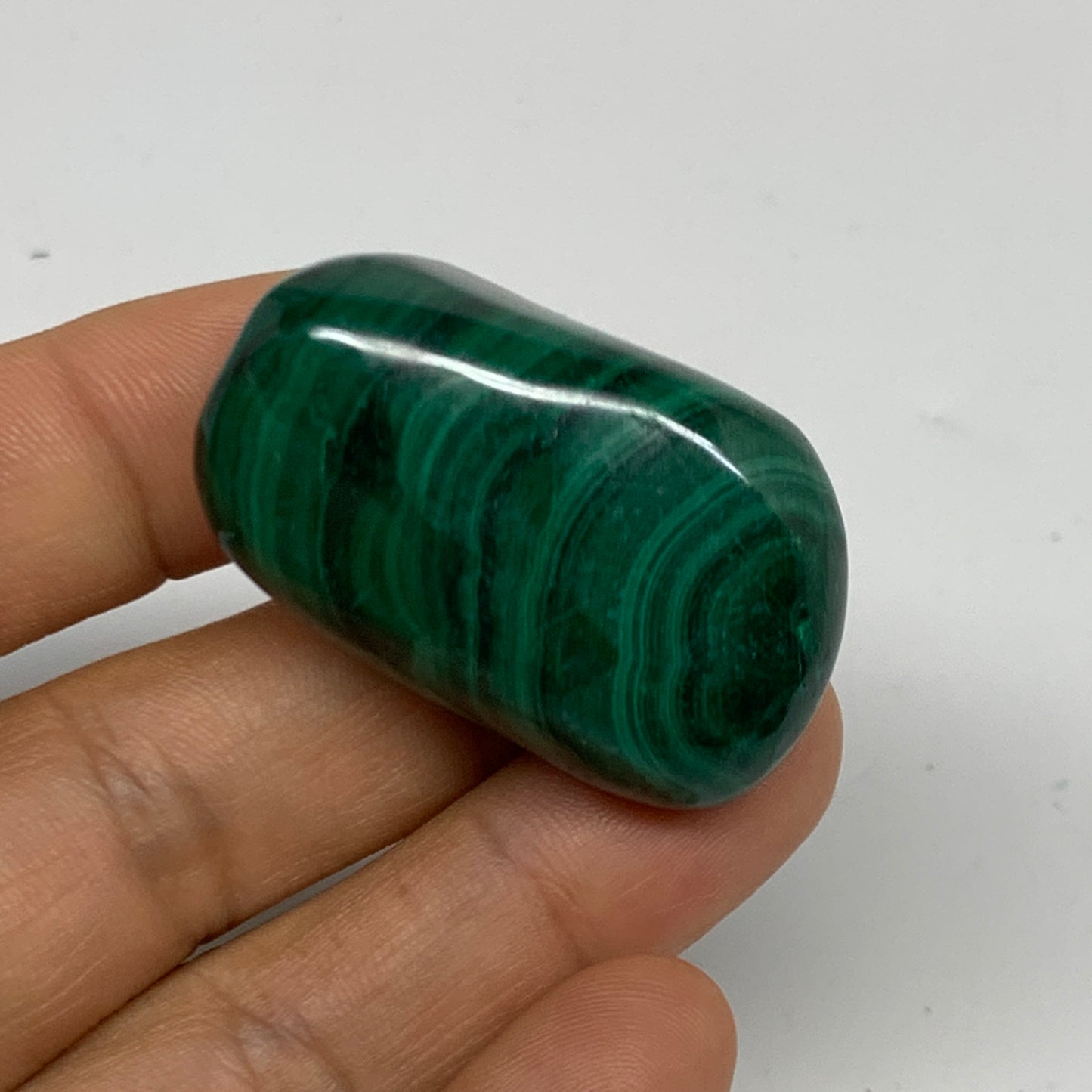174.2g, 1.6"-1.9", 3pcs, Natural Small Malachite Tumbled Polished, B32830