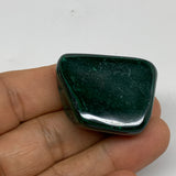 151.7g, 1.1"-1.5", 3pcs, Natural Small Malachite Tumbled Polished, B32831