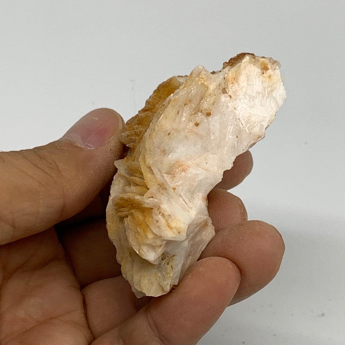 100g, 2.4"x2.2x1", Natural Golden Barite Mineral Specimen @Morocco, B33505
