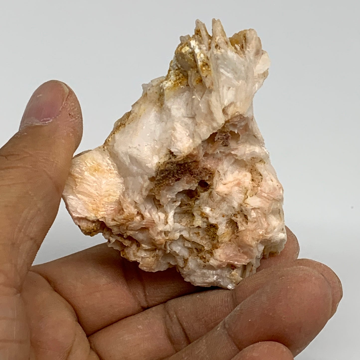 100g, 2.4"x2.2x1", Natural Golden Barite Mineral Specimen @Morocco, B33505