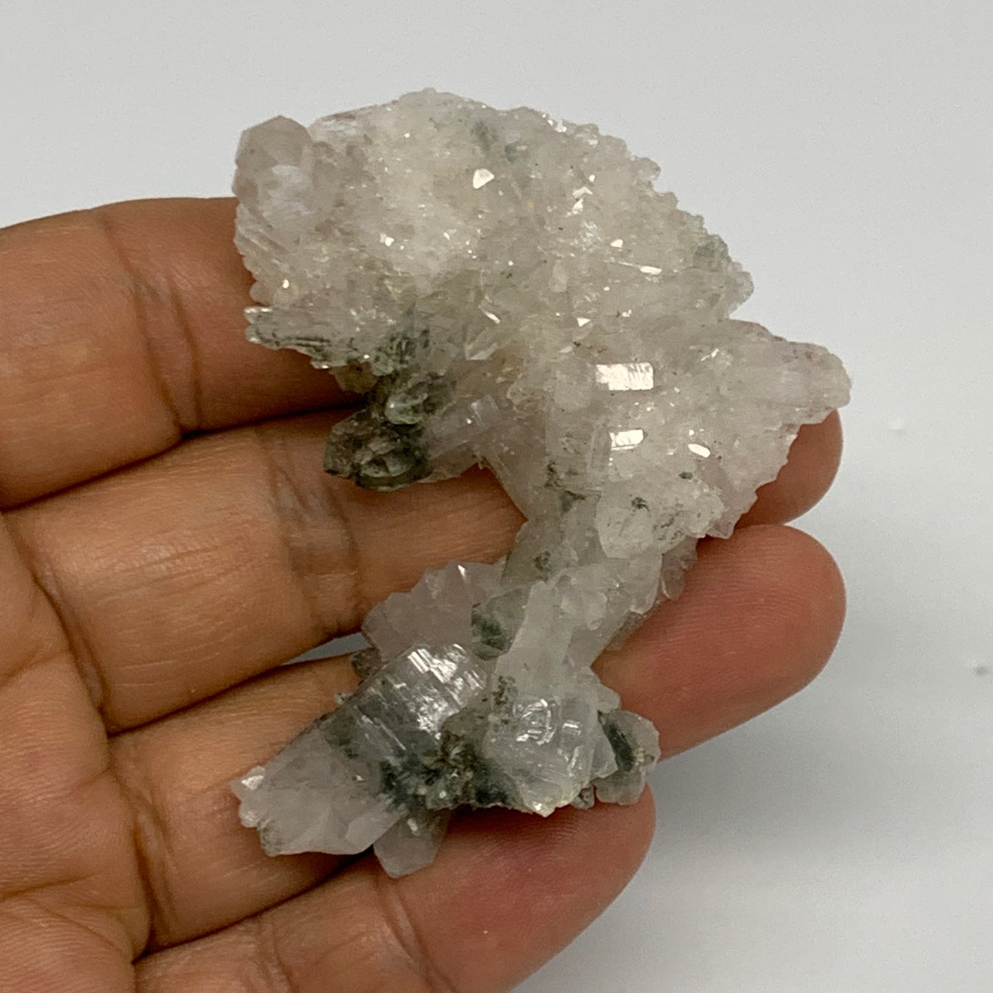 32.2g, 2.4"x1.4"x0.6", Chlorine Quartz Crystal Mineral,Specimen Terminated,B2767