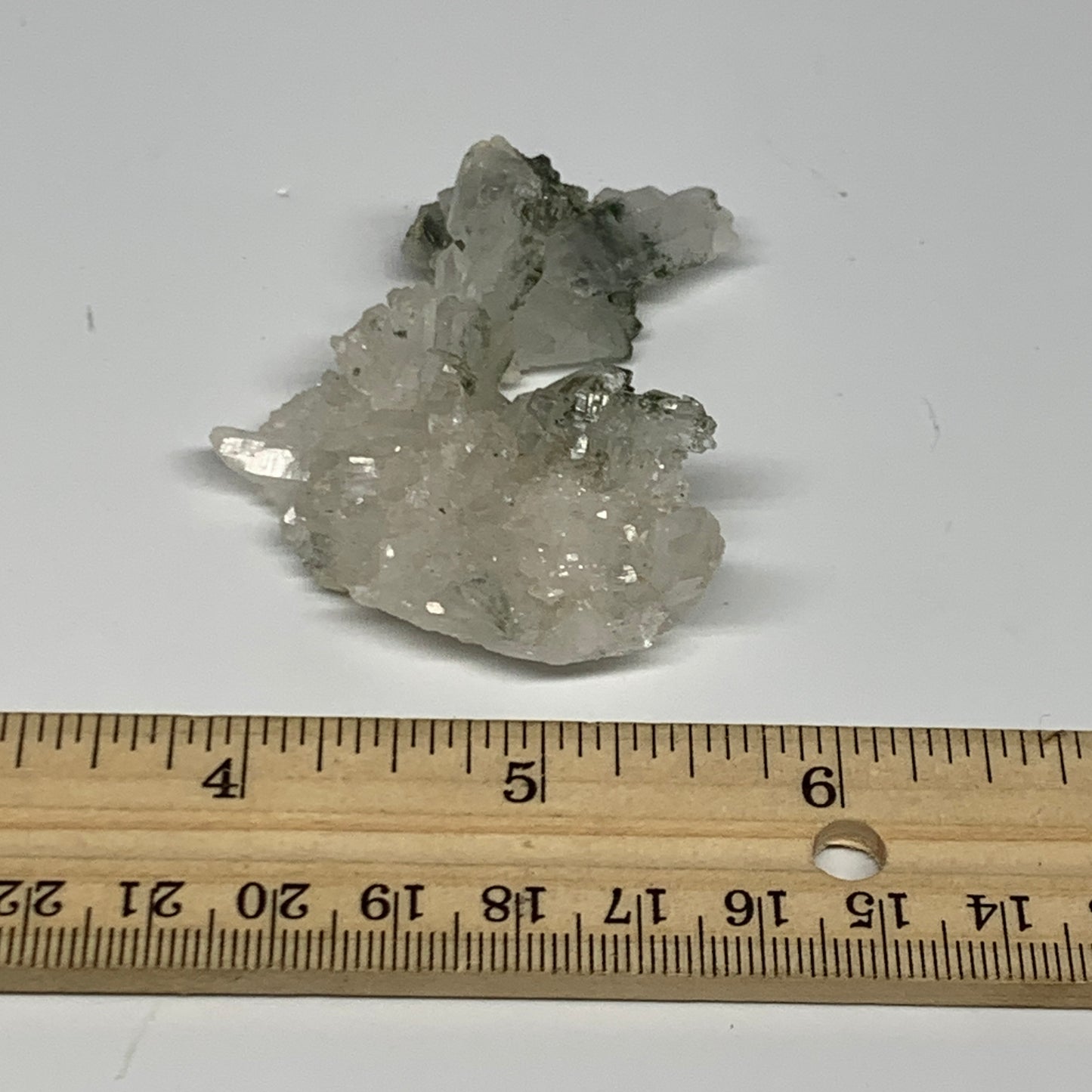 32.2g, 2.4"x1.4"x0.6", Chlorine Quartz Crystal Mineral,Specimen Terminated,B2767