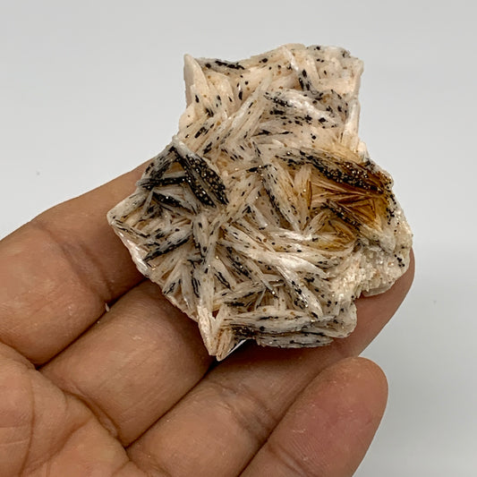 87.1g, 2.1"x2"x0.9", Natural Golden Barite Mineral Specimen @Morocco, B33509