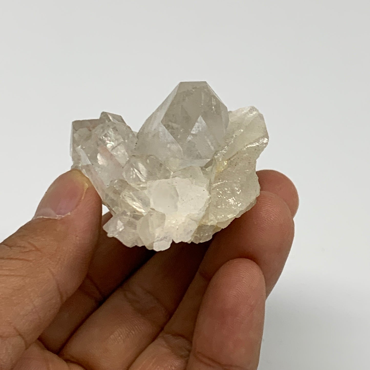 74.5g, 2.6"x1.6"x1.2", Chlorine Quartz Crystal Mineral,Specimen Terminated,B2768