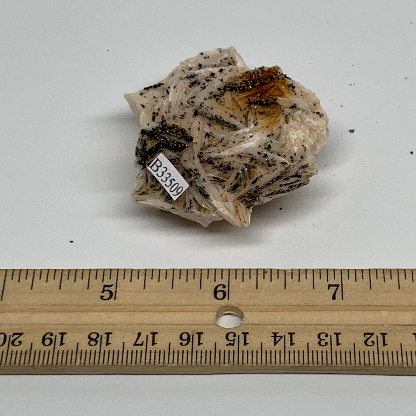 87.1g, 2.1"x2"x0.9", Natural Golden Barite Mineral Specimen @Morocco, B33509