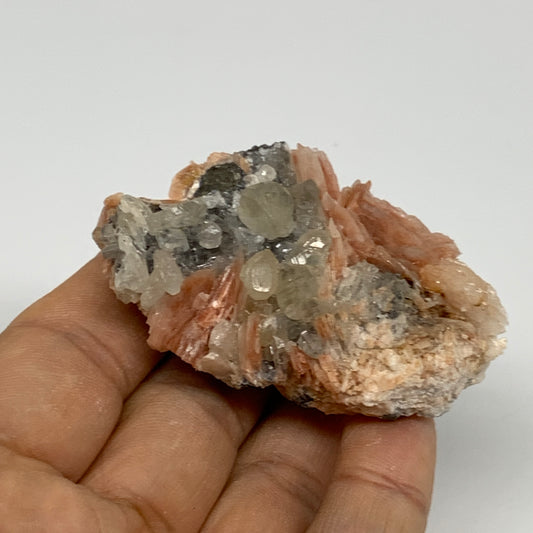 97.1g, 2.4"x1.4"x1.2", Cerussite on Galena Barite Quartz Mineral Specimen, B33510