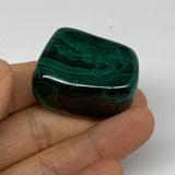 172.5g, 1.3"-1.7", 3pcs, Natural Small Malachite Tumbled Polished, B32835