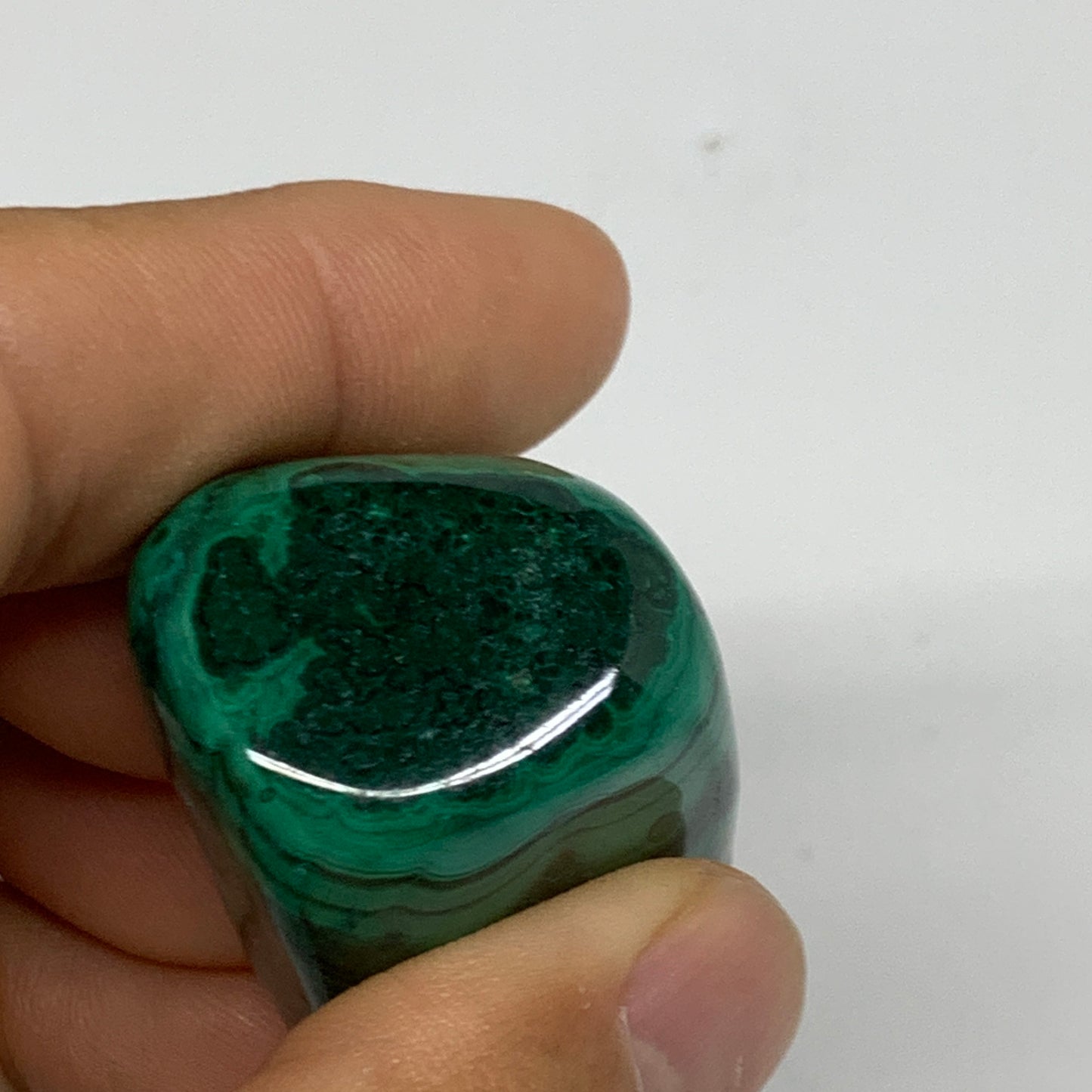 172.5g, 1.3"-1.7", 3pcs, Natural Small Malachite Tumbled Polished, B32835