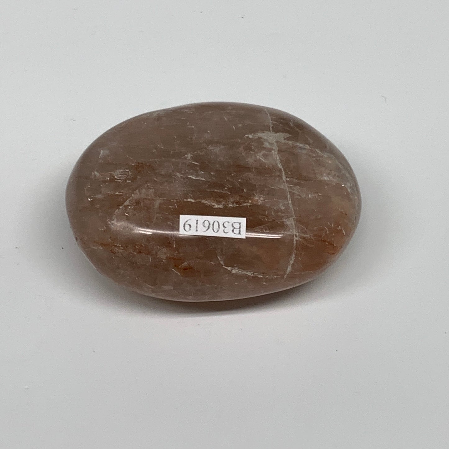 139.6g,2.5"x1.9"x1.1", Red Hematoid Fire Quartz Palm-Stone Crystal Polished, B30