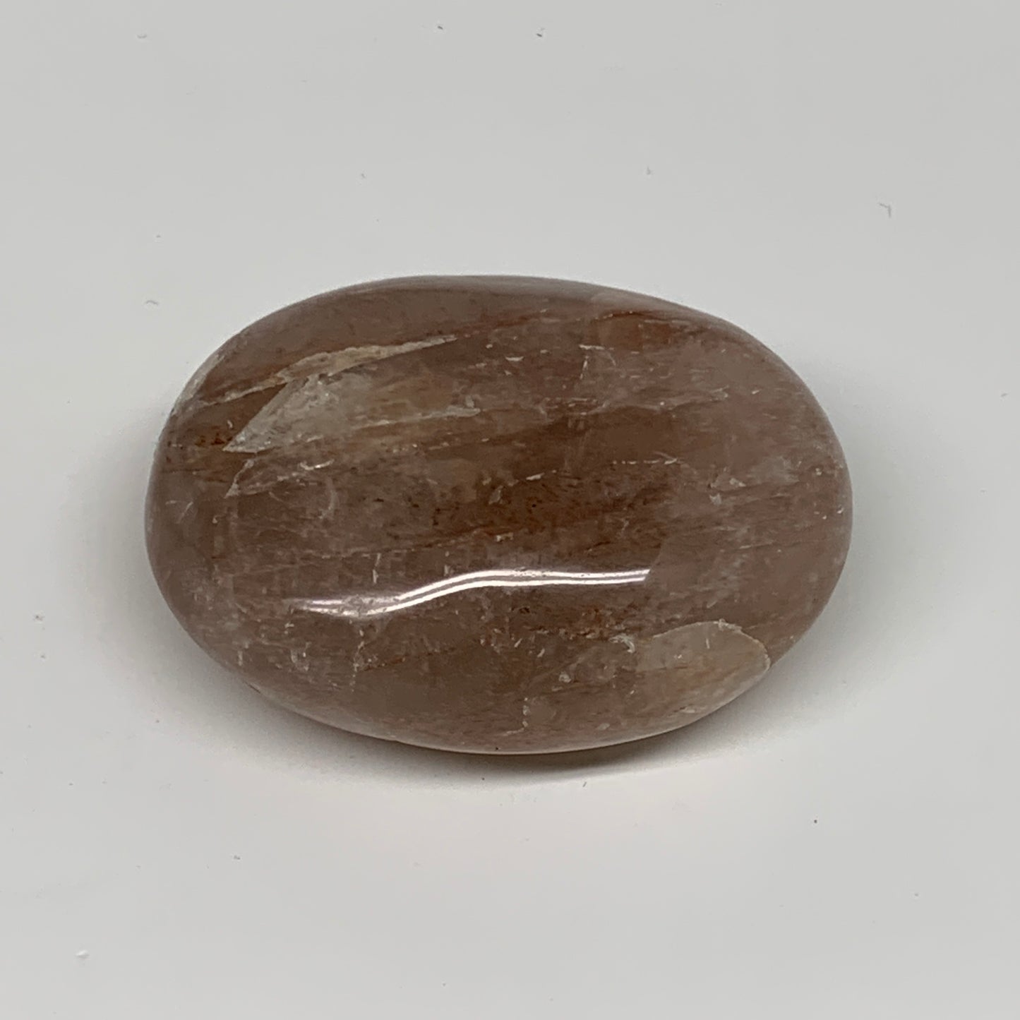 139.6g,2.5"x1.9"x1.1", Red Hematoid Fire Quartz Palm-Stone Crystal Polished, B30