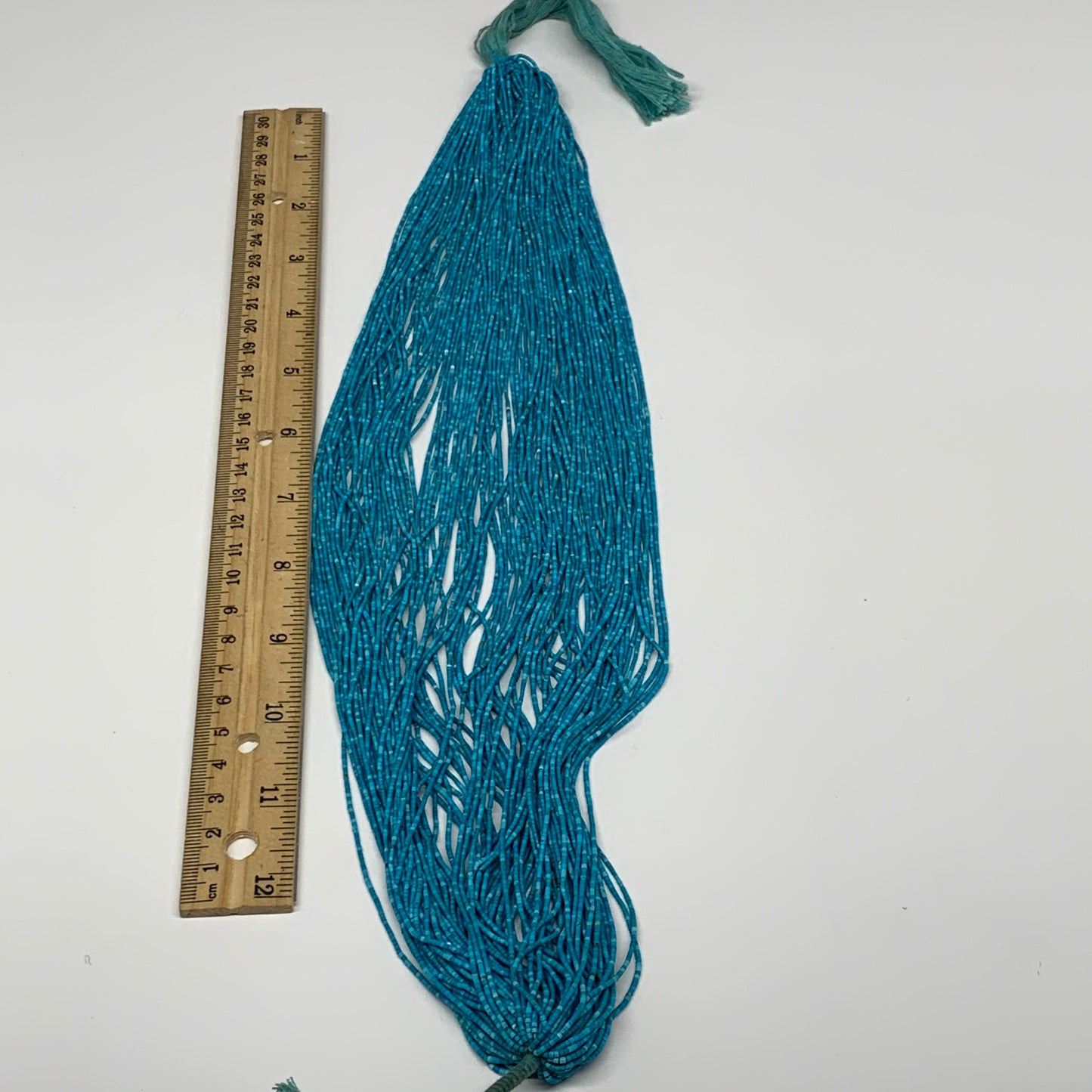 50 strand, 1mm, Tiny Size Synthetic Turquoise Beads St Tube @Afghansitan, B13134