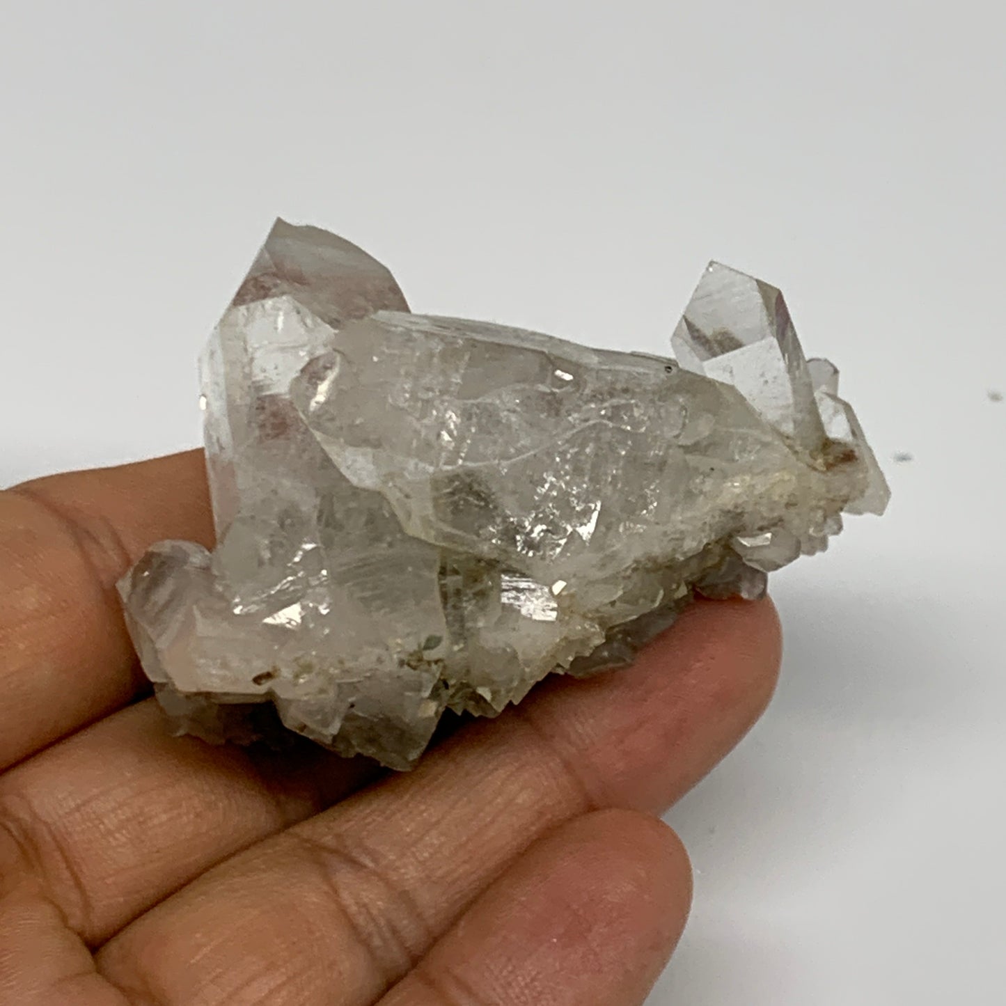 61.3g, 2.3"x1.2"x1.6", Chlorine Quartz Crystal Mineral,Specimen Terminated,B2768