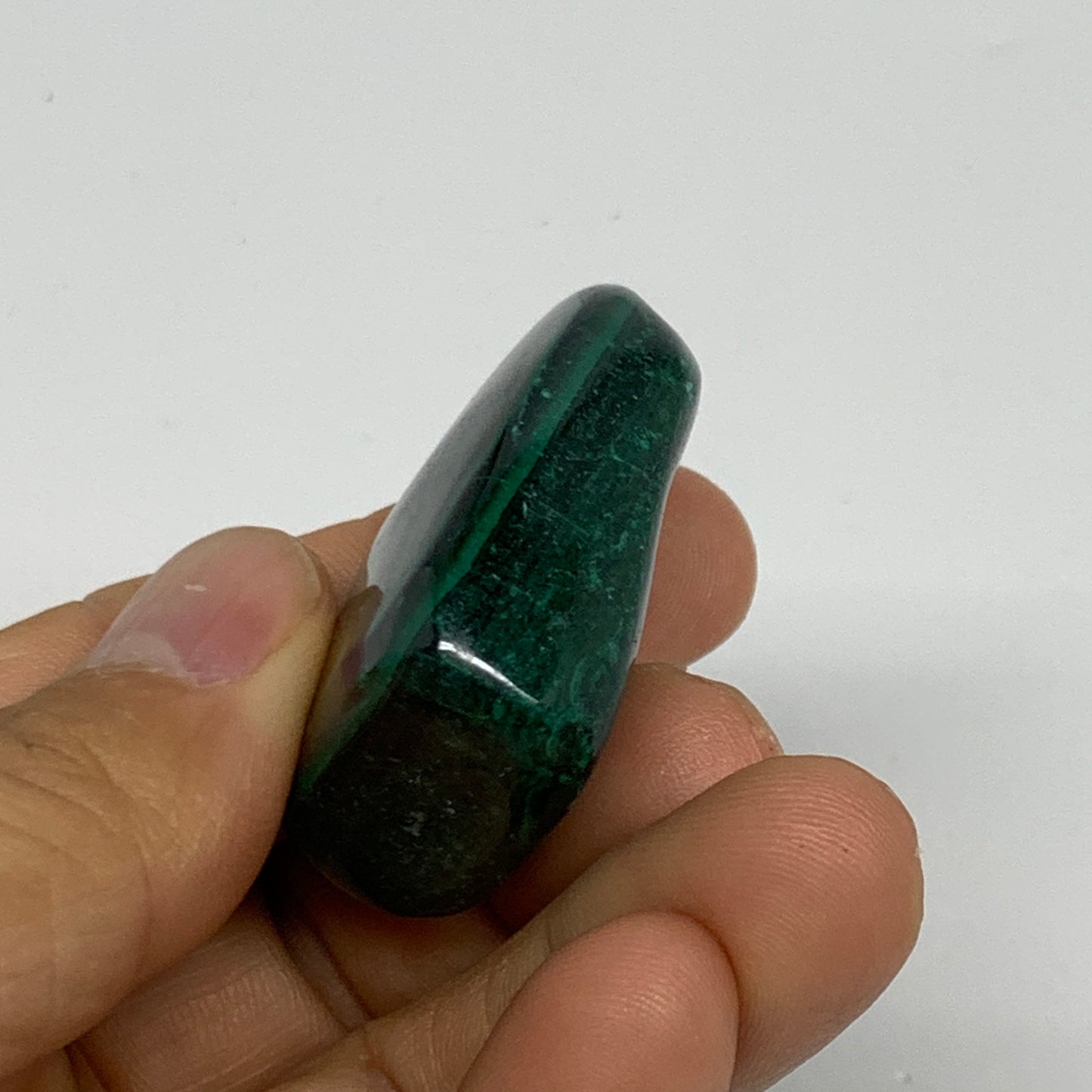 155.3g, 1.2"-1.5", 3pcs, Natural Small Malachite Tumbled Polished, B32836