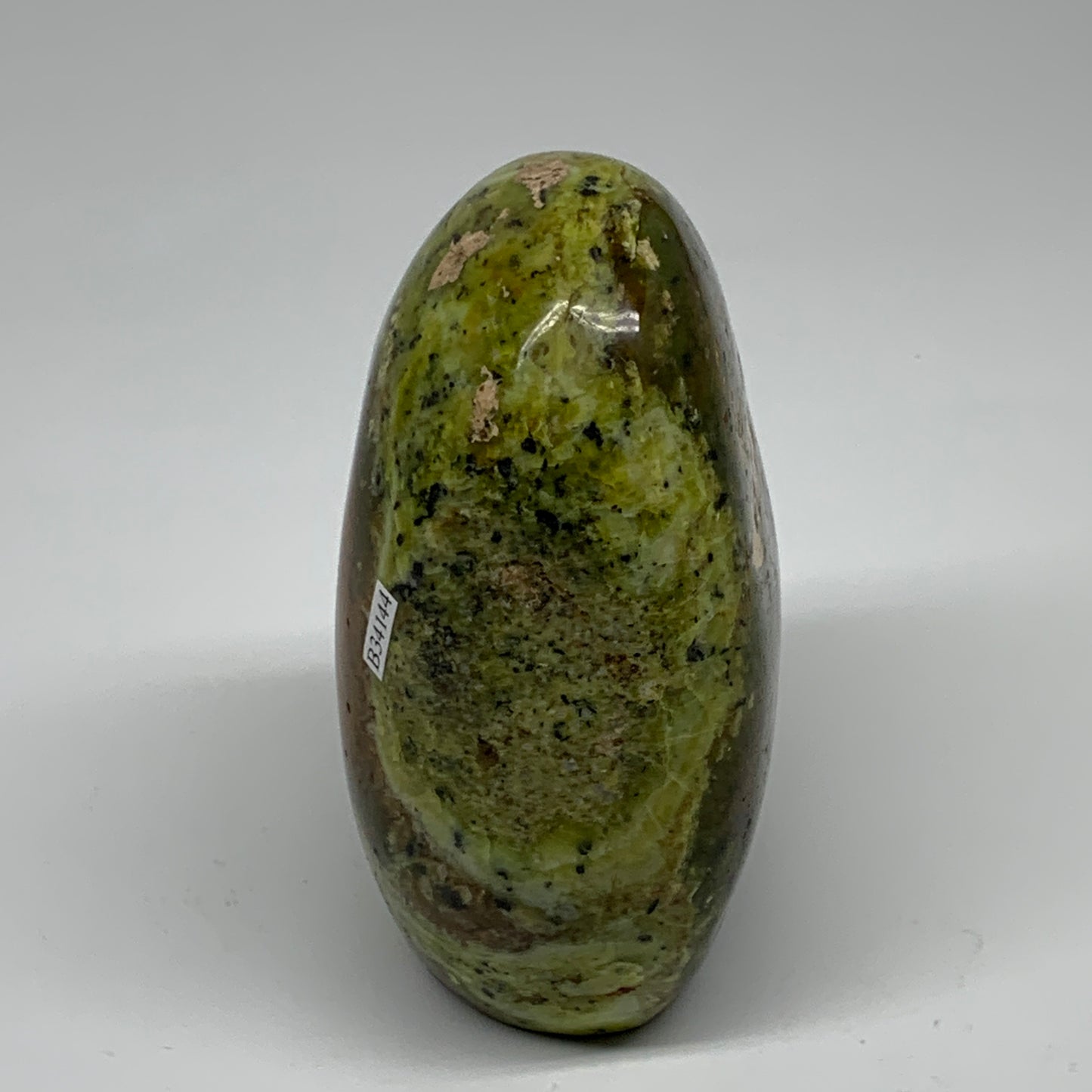 2.39 lbs, 4.9"x3.5"x2.4", Green Opal Crystal Freeform Polished Gemstone, B34144