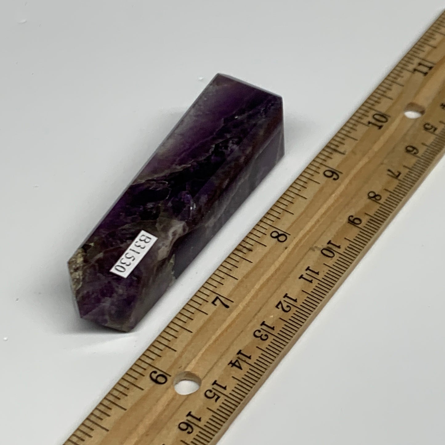 67.4g, 3.1"x0.8", Natural Amethyst Tower Point Obelisk @Brazil, B31530