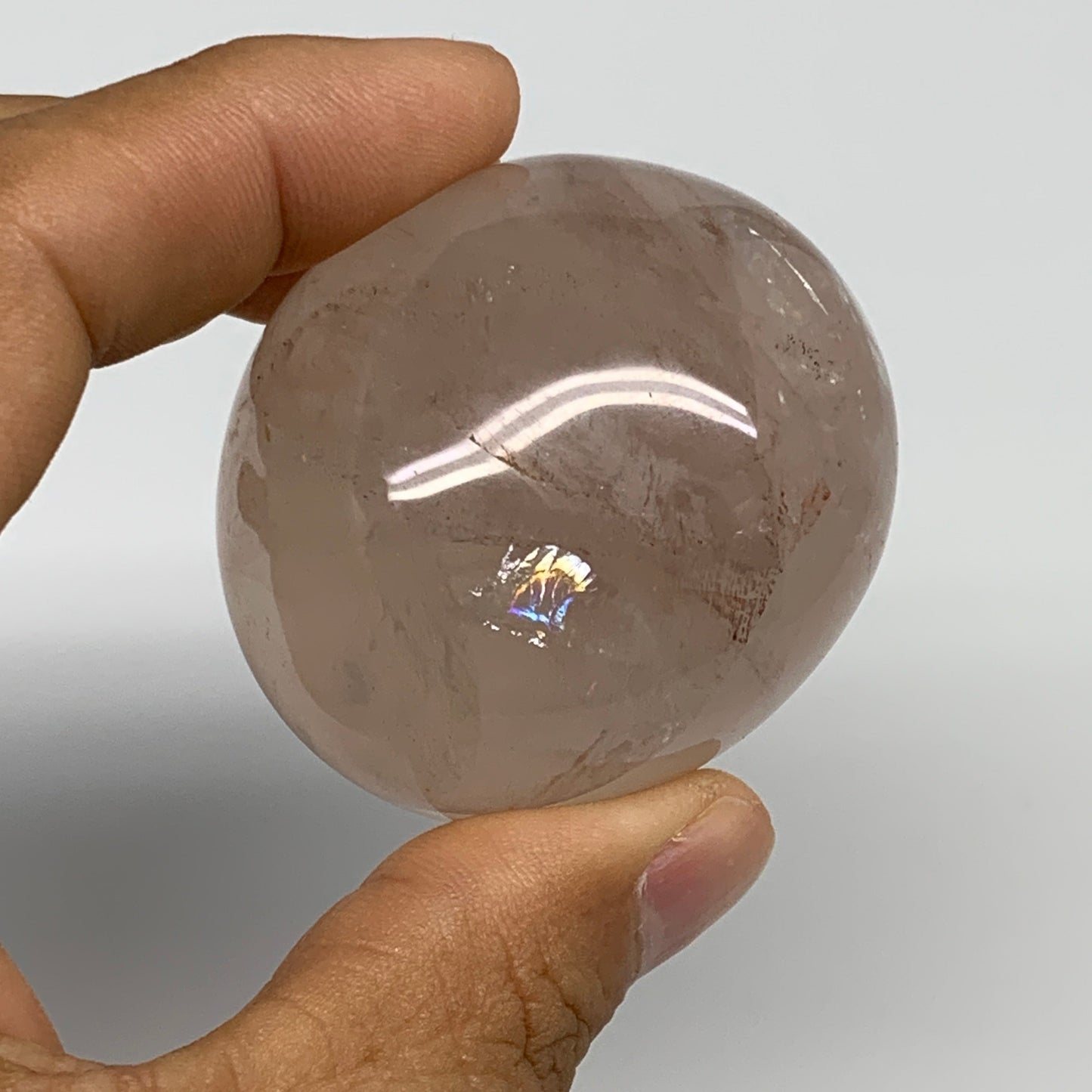 2.2 Lbs, 1.9-2.4", 9pcs, Red Hematoid Palm-Stone Polished Wholesale, B30694