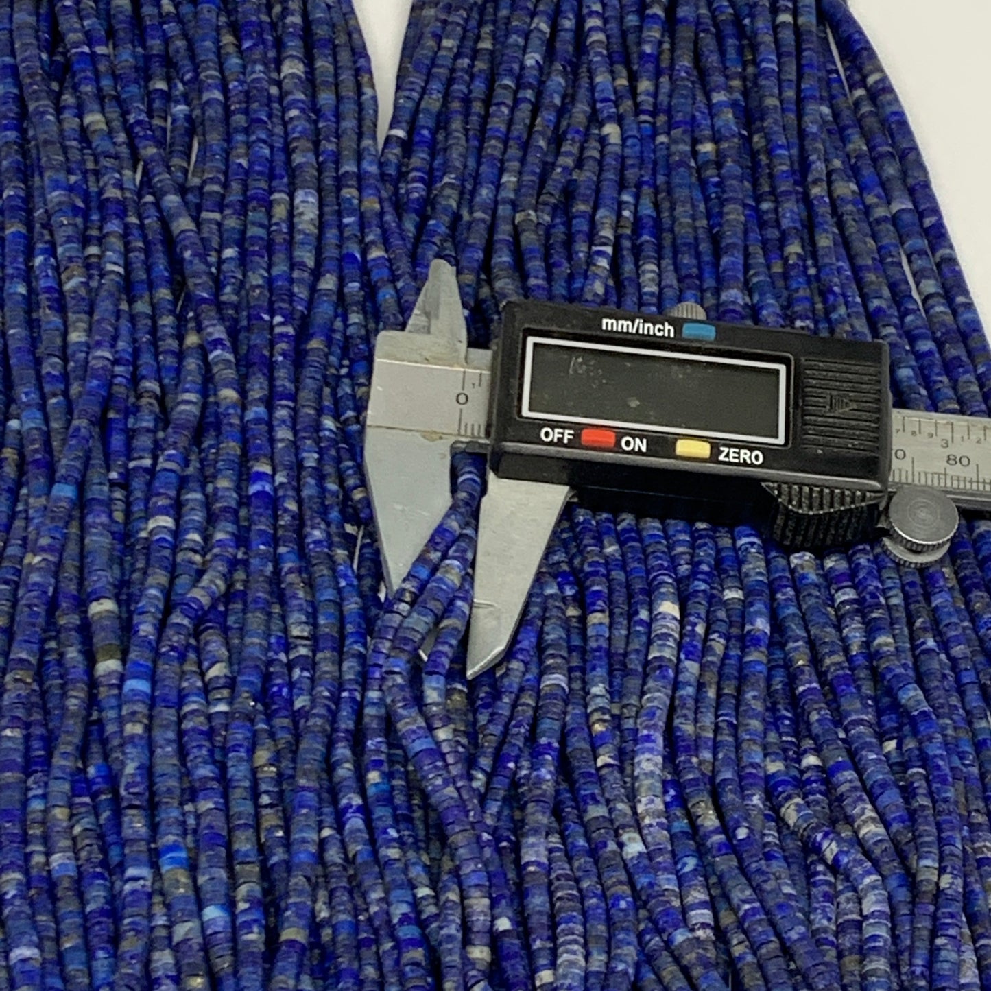 50 strand, 2mm-3mm, Small Size Natural Lapis Lazuli Beads Tube, B13136