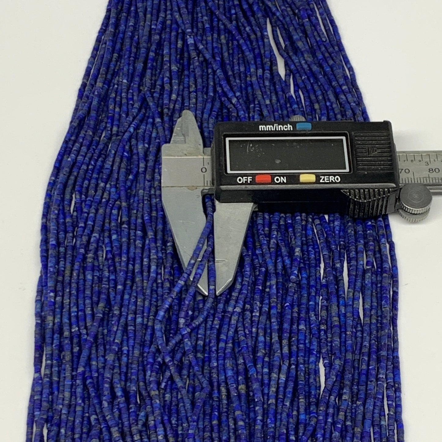 50 strand, 1mm-2mm, Tiny Size Natural Lapis Lazuli Beads Tube, B13139