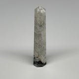 67.8g, 4.1"x0.8", Rainbow Moonstone Tower Obelisk Point Crystal @India, B29261