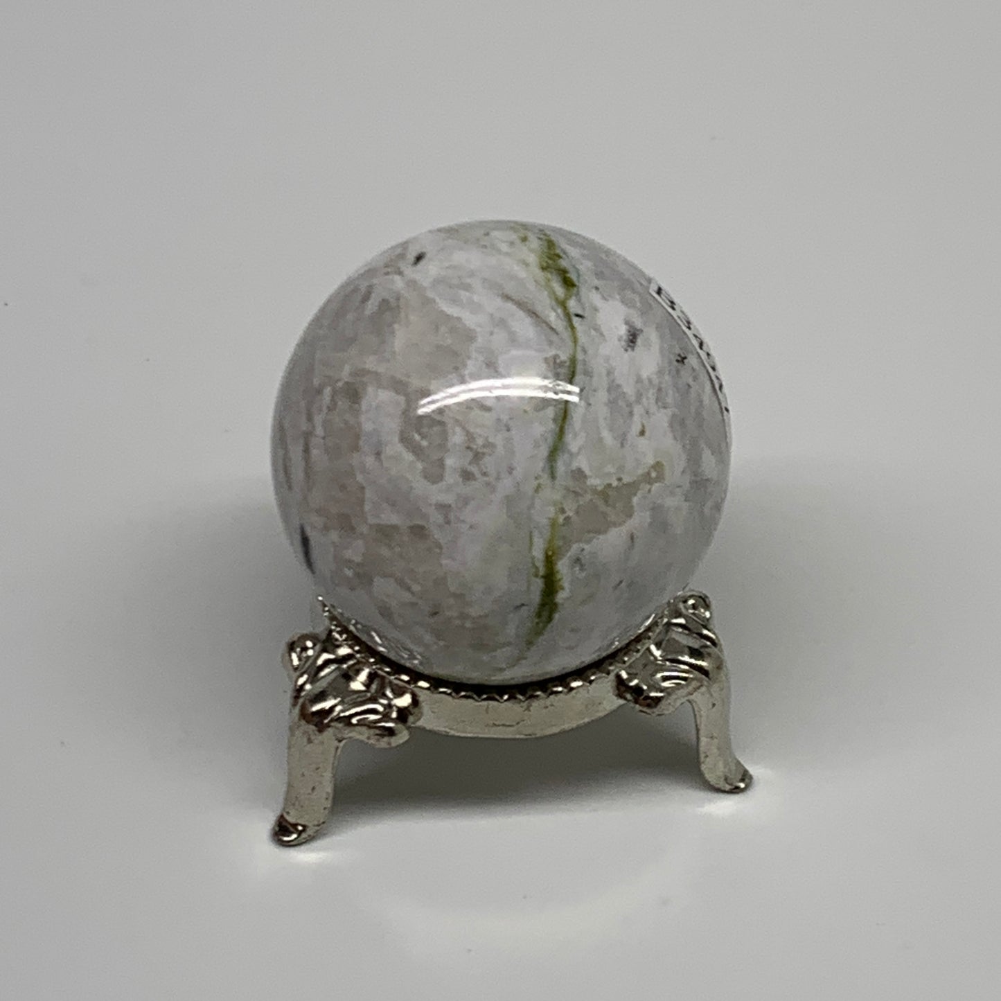 77.9g, 1.5"(39mm), Natural Rainbow Moonstone Sphere Ball Gemstone, B34947