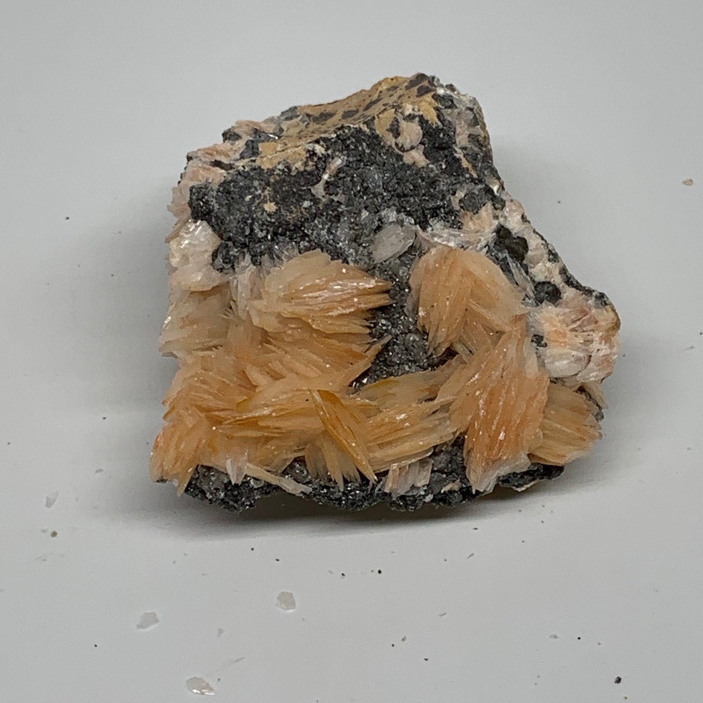 132.5g, 2.4"x2.3"x1.1", Barite with Cerussite on Galena Mineral Specimen, B33520