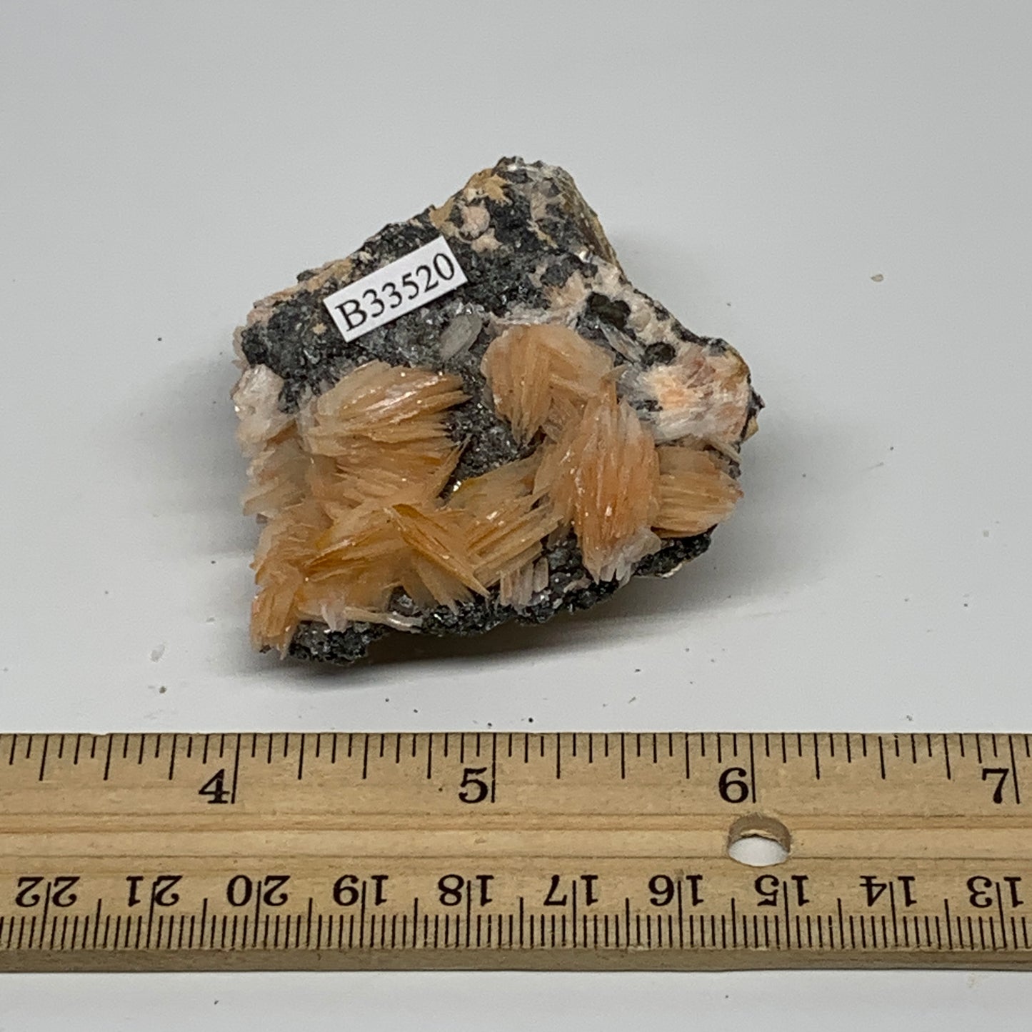 132.5g, 2.4"x2.3"x1.1", Barite with Cerussite on Galena Mineral Specimen, B33520