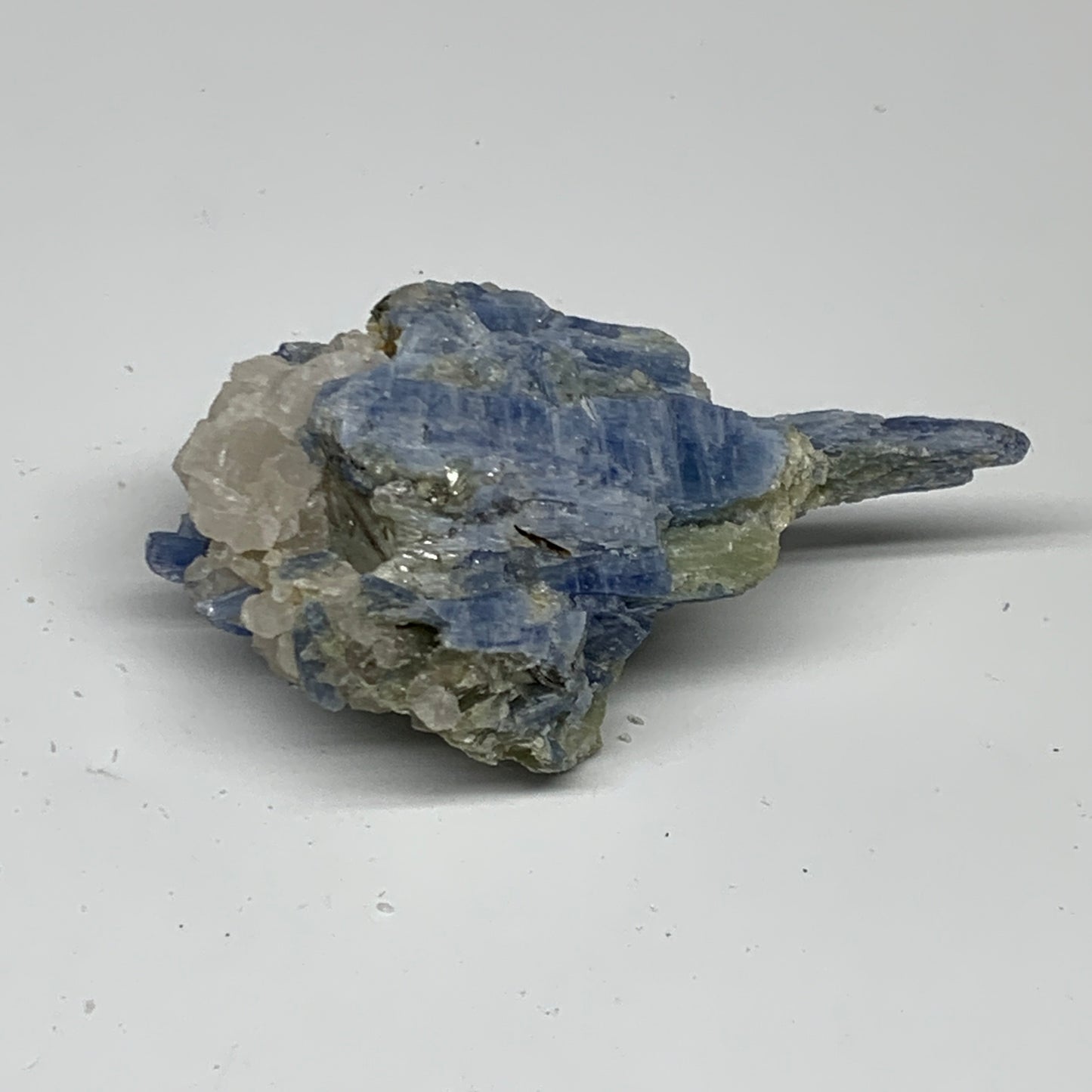 168.1g, 3.7"x2"x1.7", Rough Raw Blue Kyanite Chunk Mineral @Brazil, B32853
