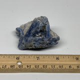 106.9g, 2.4"x1.5"x1.4", Rough Raw Blue Kyanite Chunk Mineral @Brazil, B32854