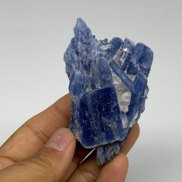 106.3g, 3.2"x1.9"x1.1", Rough Raw Blue Kyanite Chunk Mineral @Brazil, B32855