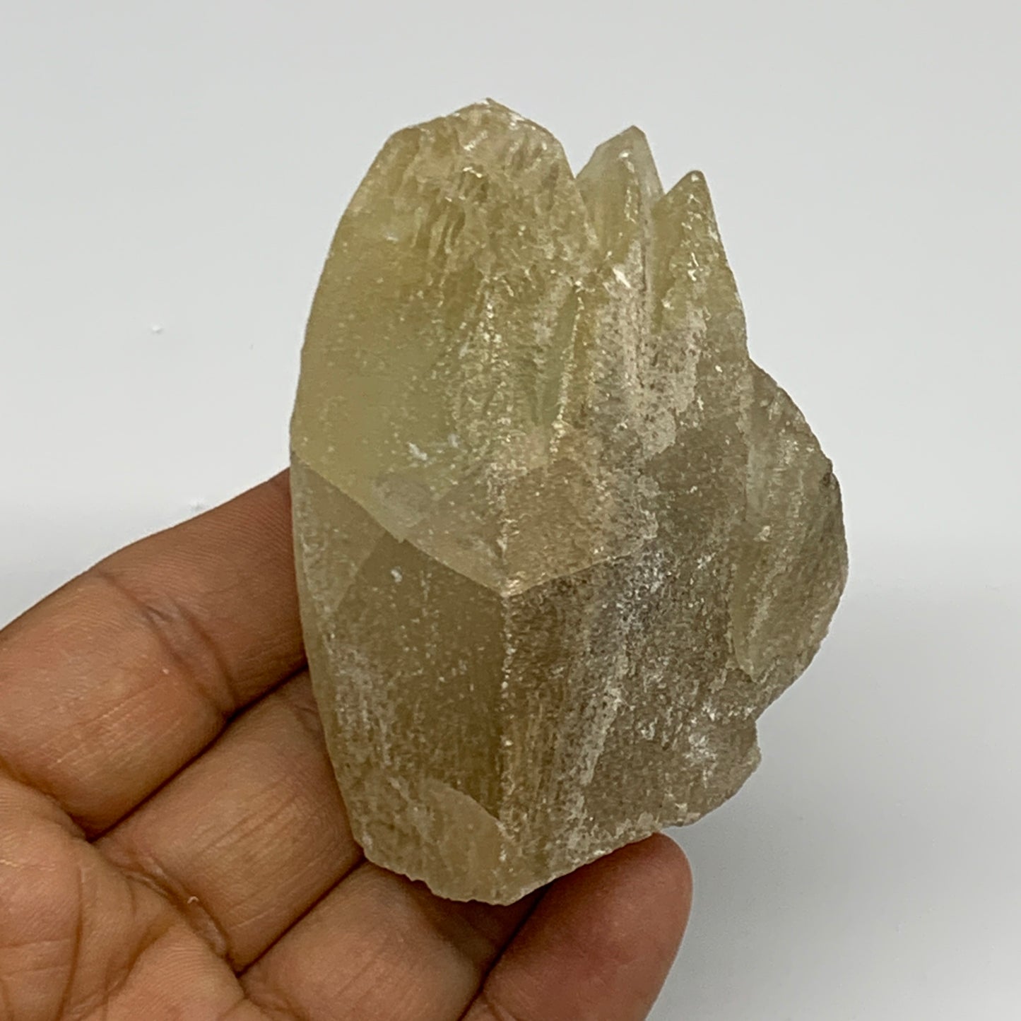 156.7g,2.9"x2"x1.5",Dog Tooth Calcite Mineral Specimen @Pakistan,B27702