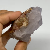 143.9g,2.8"x2.4"x1.3",Purple Fluorite Crystal Mineral Specimen @Pakistan,B27712