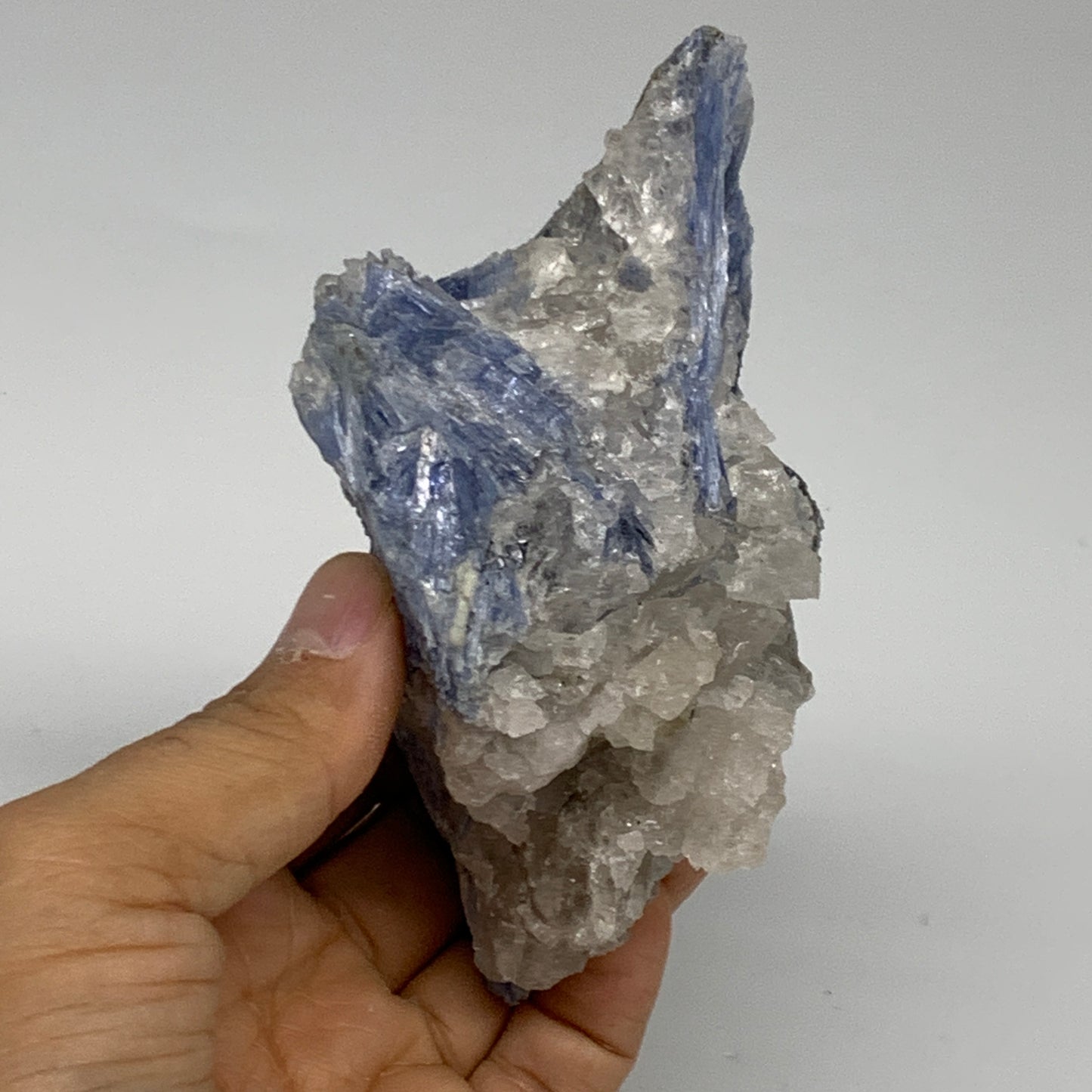 307.5g, 4.7"x2.4"x2.2",Blue Kyanite Quartz  Mineral Specimen @Brazil, B32867