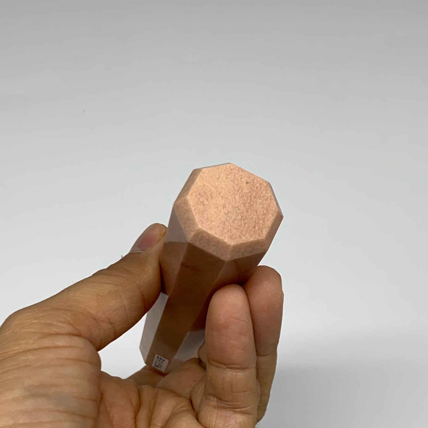 135.3g, 4.8"x1.1"x1.1" Red Aventurine Tower Obelisk Point Crystal @India,B31556