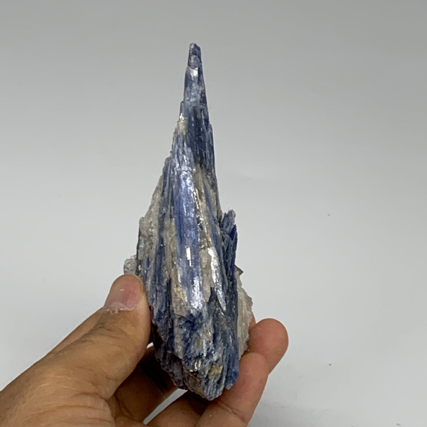 230g, 4.8"x2"x1.6",Blue Kyanite Quartz  Mineral Specimen @Brazil, B32870