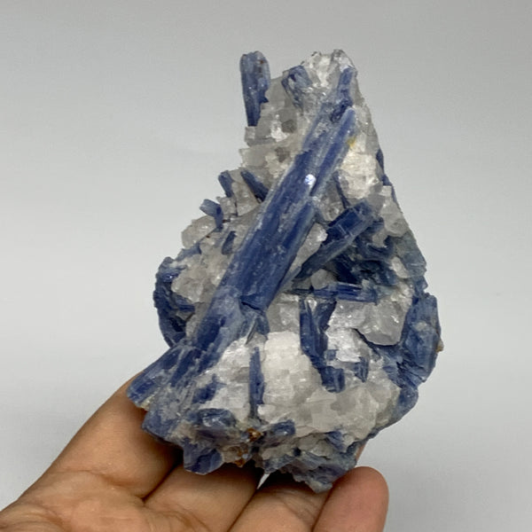 281.7g, 2.7"x2.7"x1.5",Blue Kyanite Quartz  Mineral Specimen @Brazil, B32871